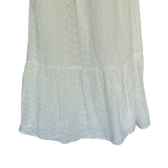 NWOT Reformation White Heaven Ruffle Midi Dress - Picture 8 of 13